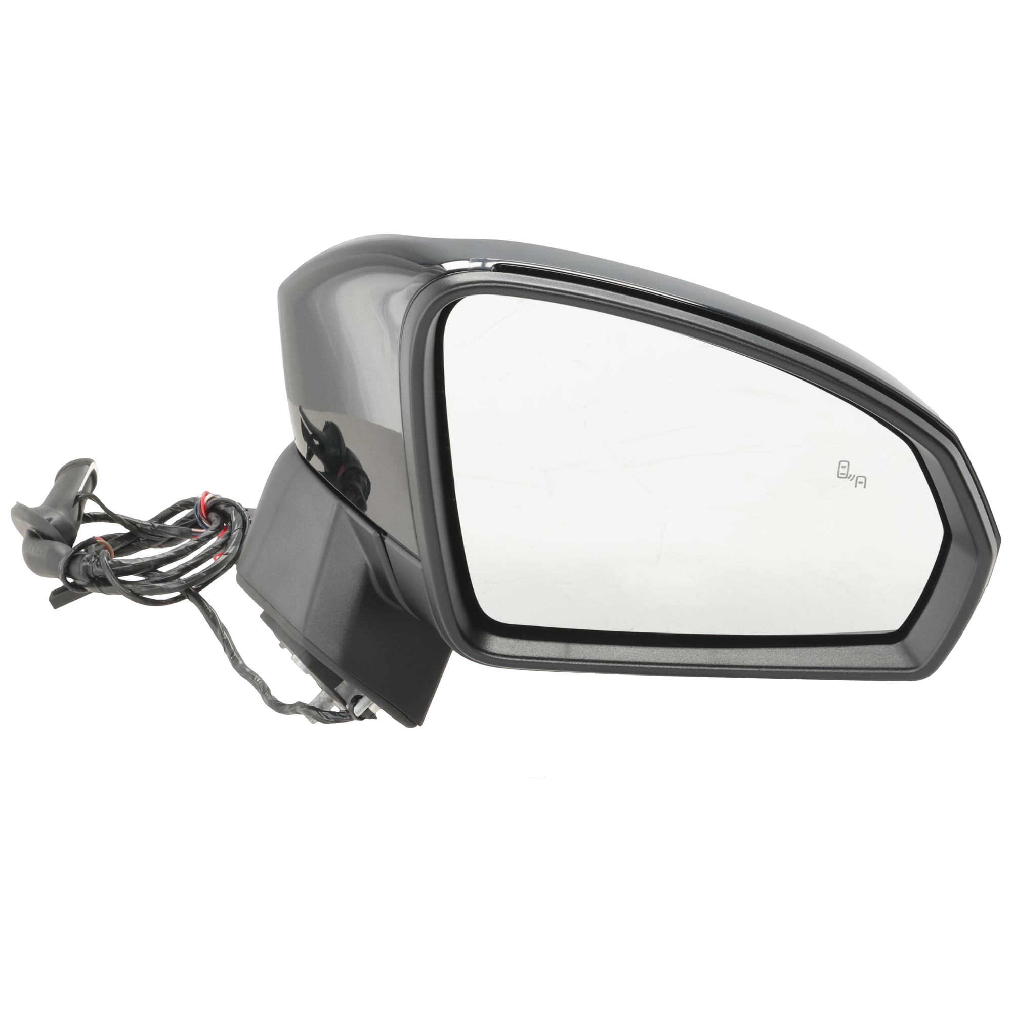 AM TAOS 22-23 MIRROR RH Power Heated Manual Folding Paintable w Blind Spot Detection No Memory Puddle Light and Auto Dimming SKU VW117ER Partslink VW1321197 OEM 2GJ857508L9B9