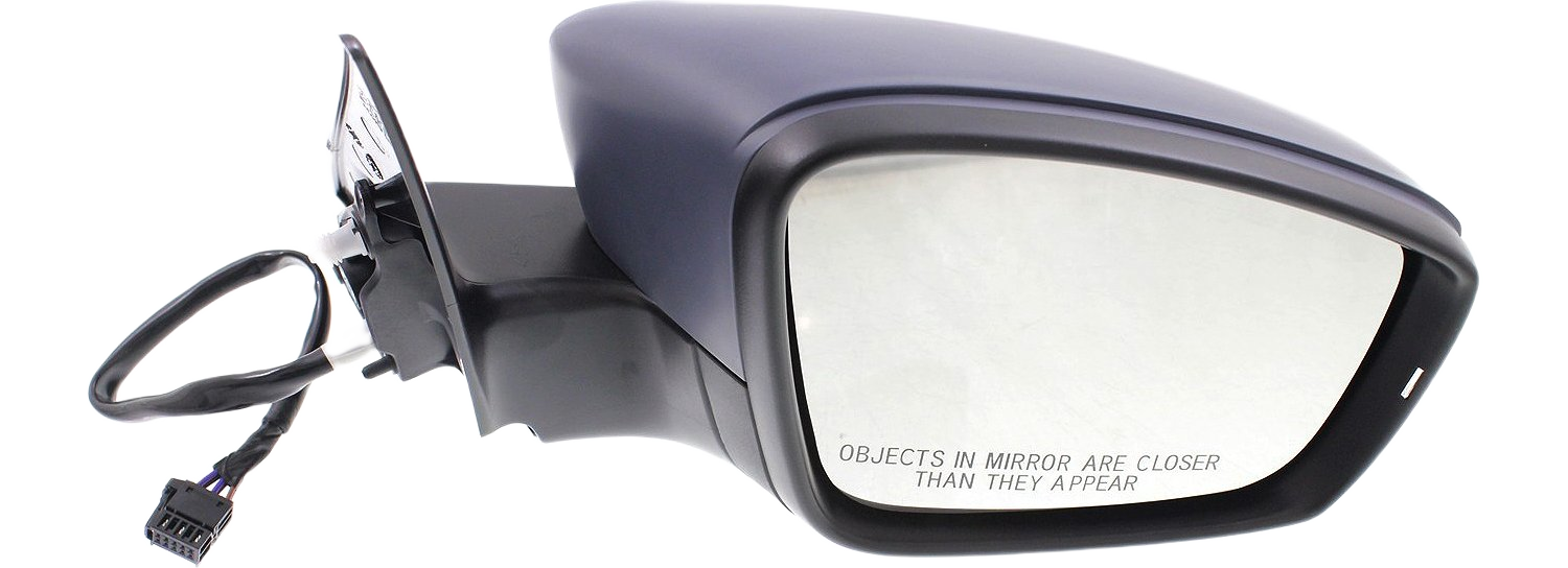 AM BEETLE 12-18 MIRROR RH Power Manual Folding Heated Paintable w Signal Light No Auto dimming BSD and Memory SKU VW14ER Partslink VW1321147 OEM 5C1857508Q9B9 PFM
