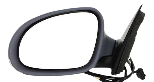 AM PASSAT 06-10 MIRROR LH Power Manual Folding Heated Paintable w Signal Light No Memory and Puddle Light SKU VW26EL Partslink VW1320136 OEM 3C1857507DP9B9