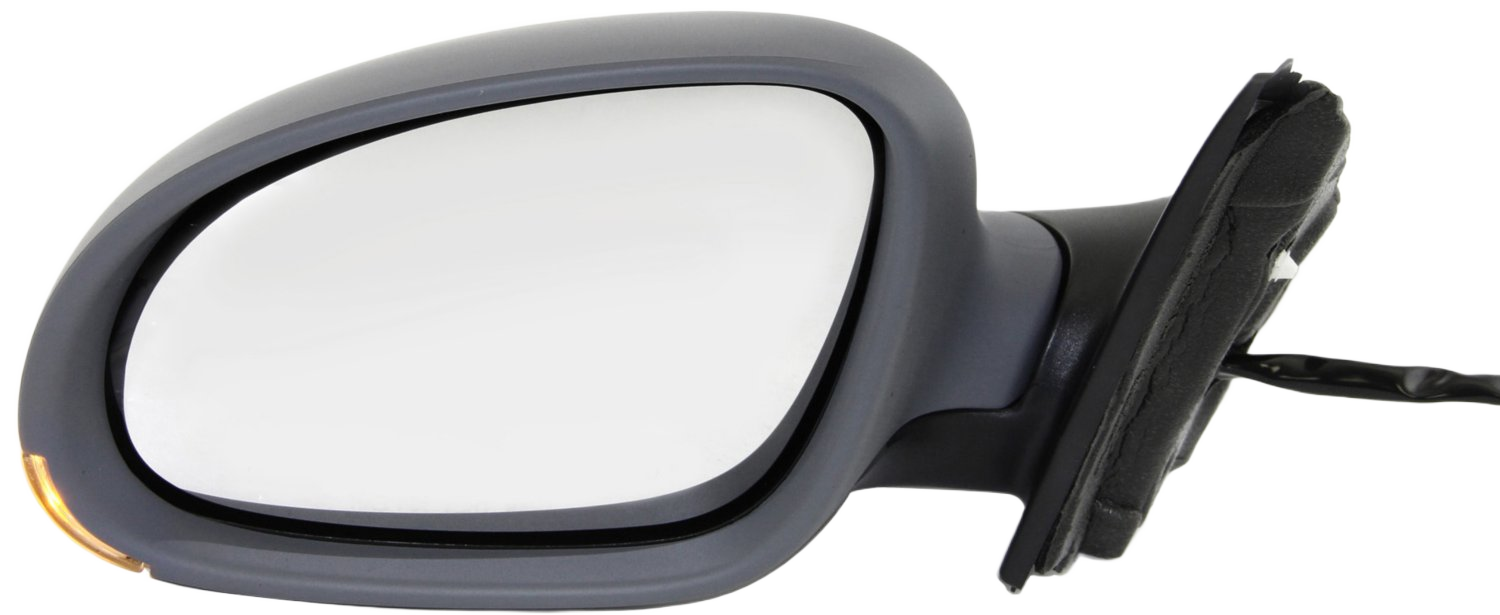 AM JETTA 05-10 MIRROR LH Power Manual Folding Heated Paintable w Signal Light No Puddle Light Sedan SKU VW27EL Partslink VW1320122 OEM 1K1857507DJ9B9