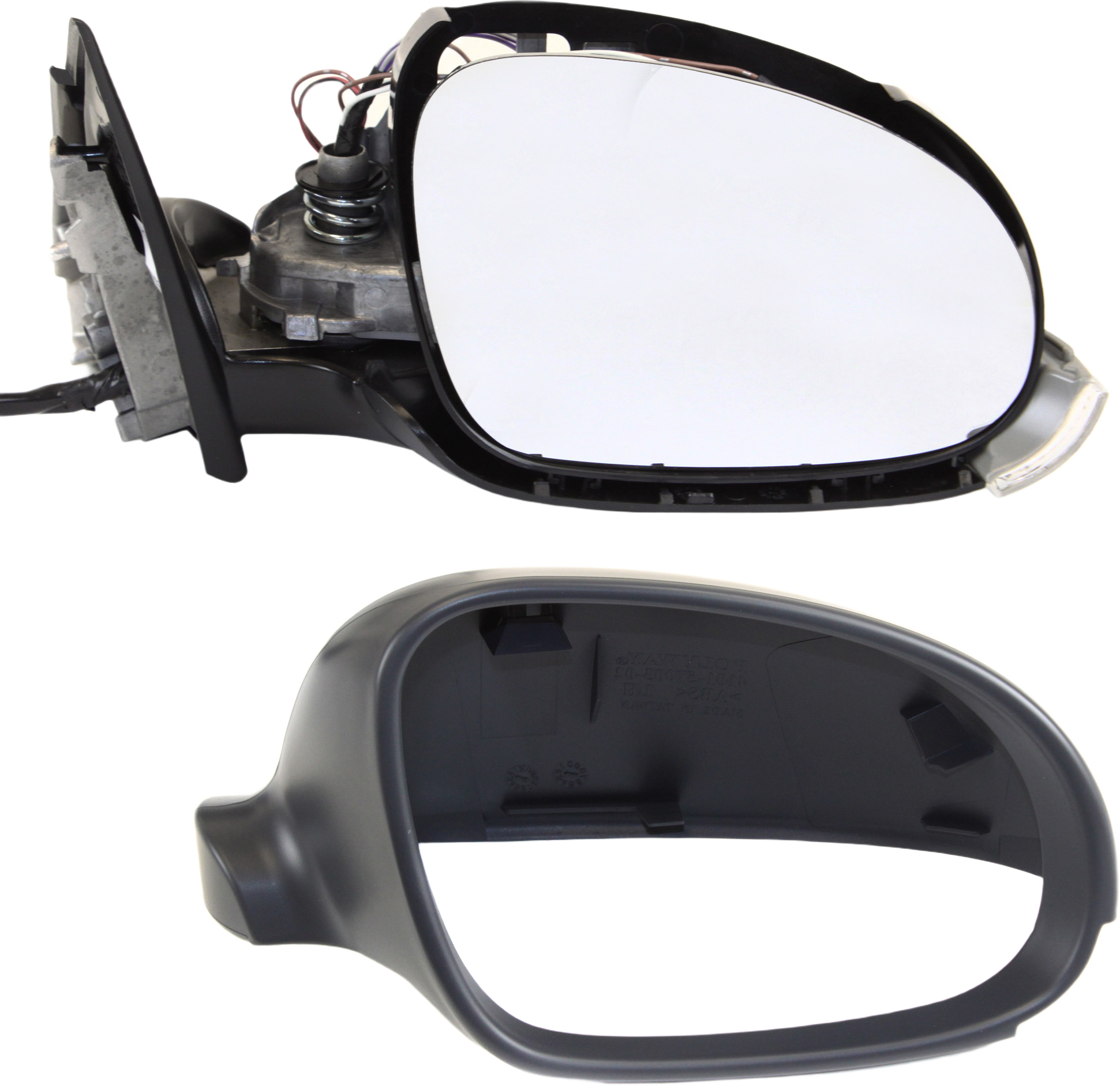 AM PASSAT 01-05 MIRROR RH Power Power Folding Heated Paintable w Signal Light No Memory SKU VW41ER S Partslink VW1321129 OEM 3B1857508BB01C PFM 3B1857508AF