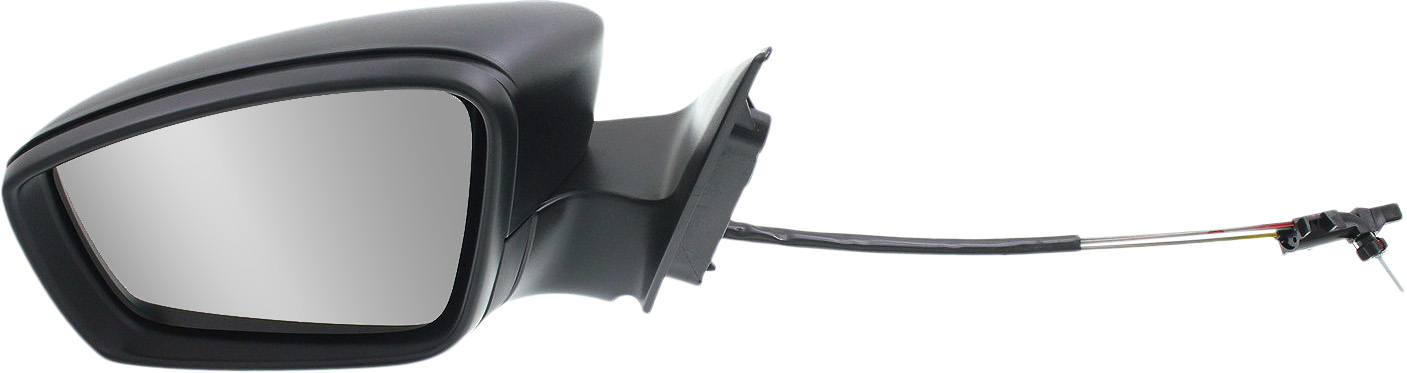 AM JETTA 11-18 MIRROR LH Manual Adjust Manual Folding Non Heated Textured Sedan Hybrid SKU VW46L Partslink VW1320150 OEM 5C78575079B9 PFM