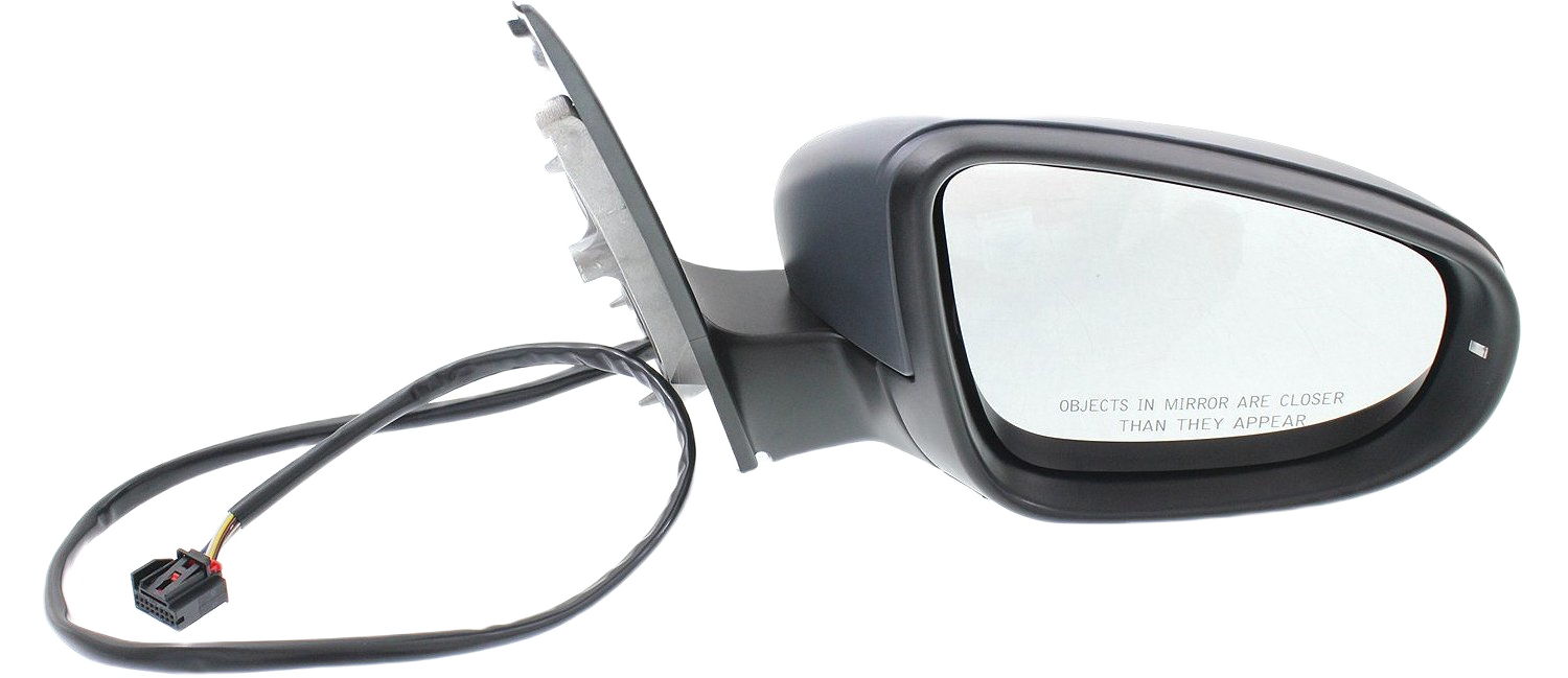 AM GOLF GTI 10-14 MIRROR RH Power Manual Folding Heated Paintable w Memory Signal Light Hatchback SKU VW48ER OEM 5K0857508AH9B9