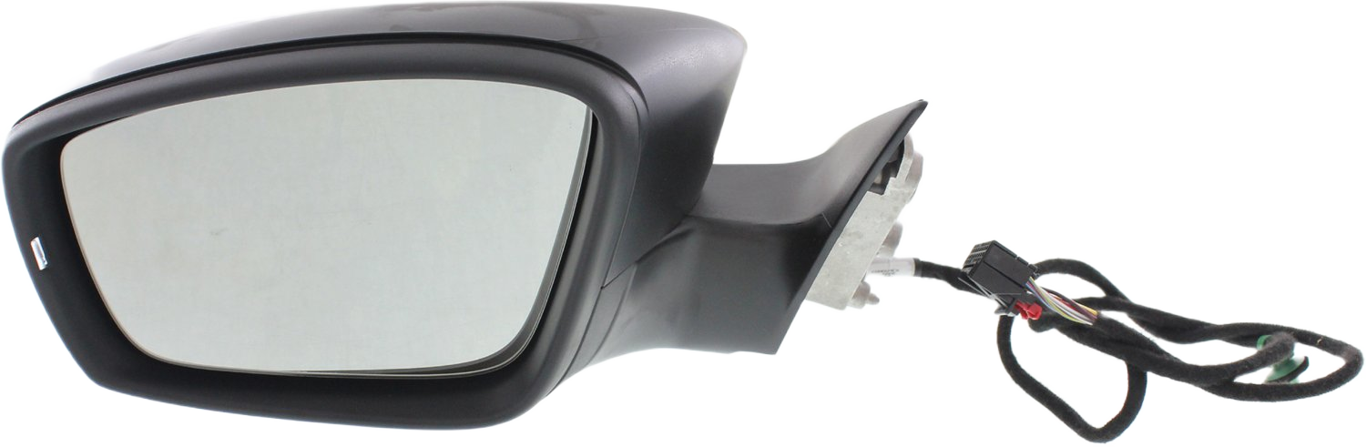 AM PASSAT 12-12 MIRROR LH Power Manual Folding Heated Paintable w Memory and Signal Light To 4-2-12 SKU VW54EL S Partslink VW1320155 OEM 561857507N9B9 PFM