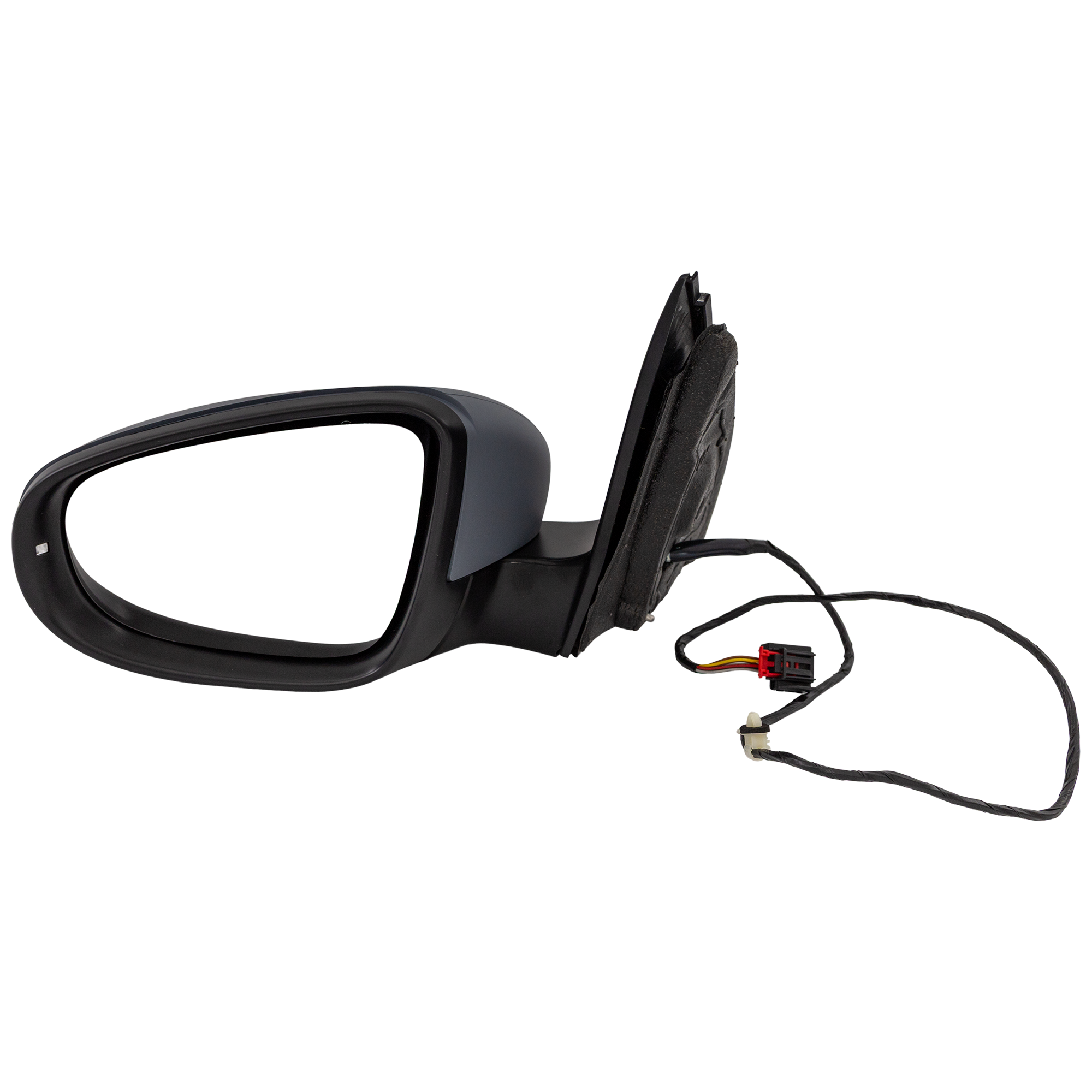 AM GOLF GTI 10-14 MIRROR LH Power Power Folding Heated Paintable No Memory Hatchback SKU VW55EL S Partslink VW1320134 OEM 5K0857507R9B9