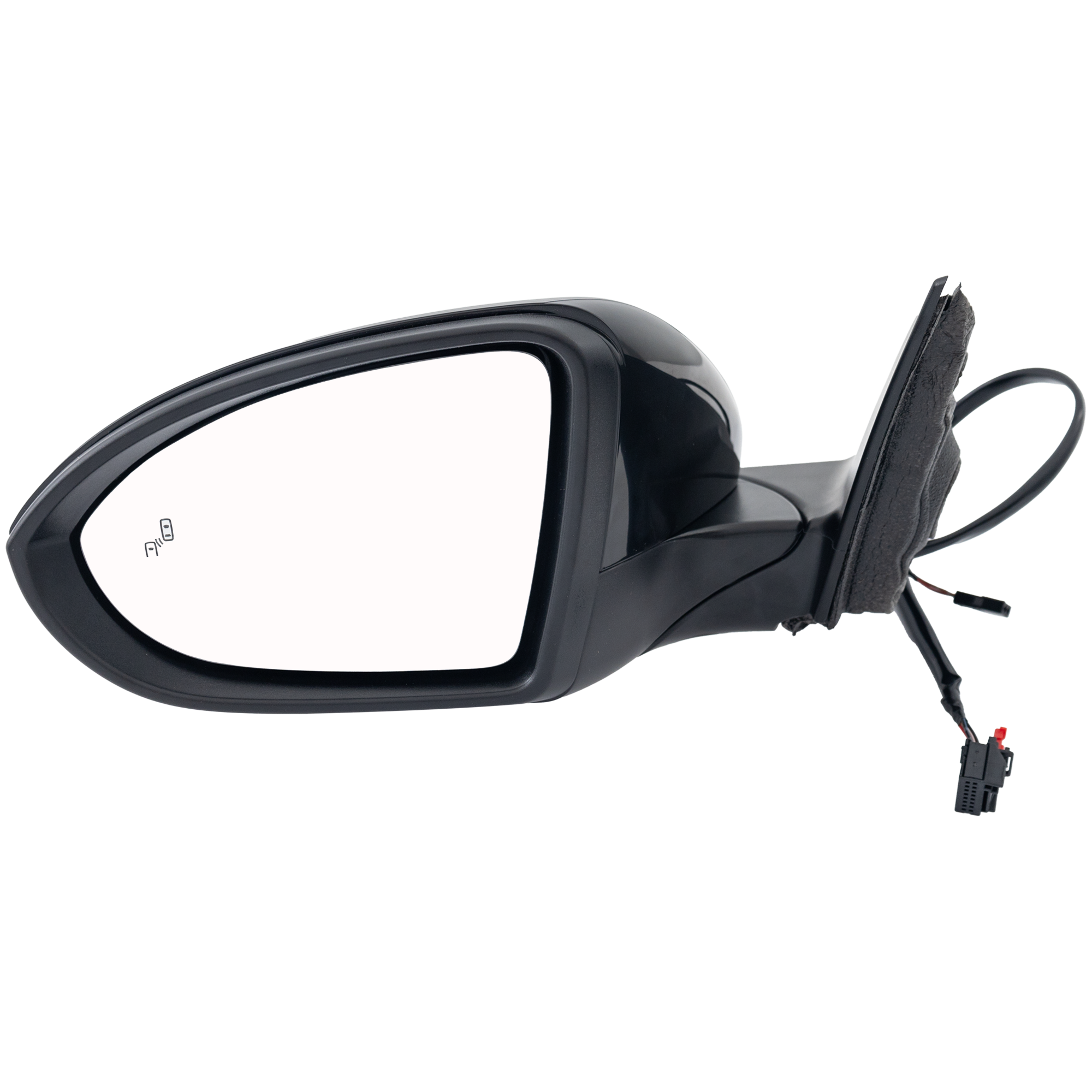 AM JETTA 19-23 MIRROR LH Power Manual Folding Heated Paintable w BSD No Auto dimming No Memory No Puddle Light No Signal Light SKU VW81EL Partslink VW1320182 OEM 17A857507AL9B9 PFM