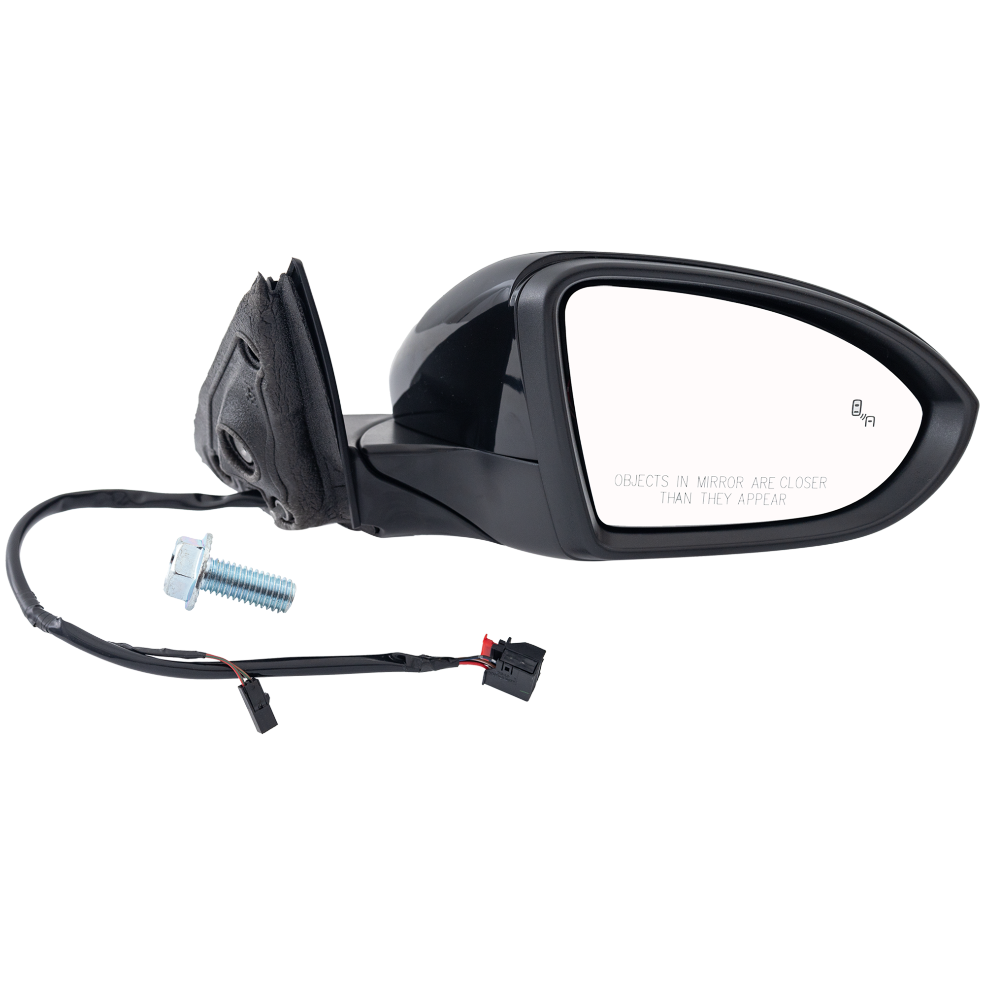 AM JETTA 19-23 MIRROR RH Power Manual Folding Heated Paintable w BSD No Auto dimming No Memory No Puddle Light No Signal Light SKU VW81ER Partslink VW1321182 OEM 17A857508AL9B9 PFM