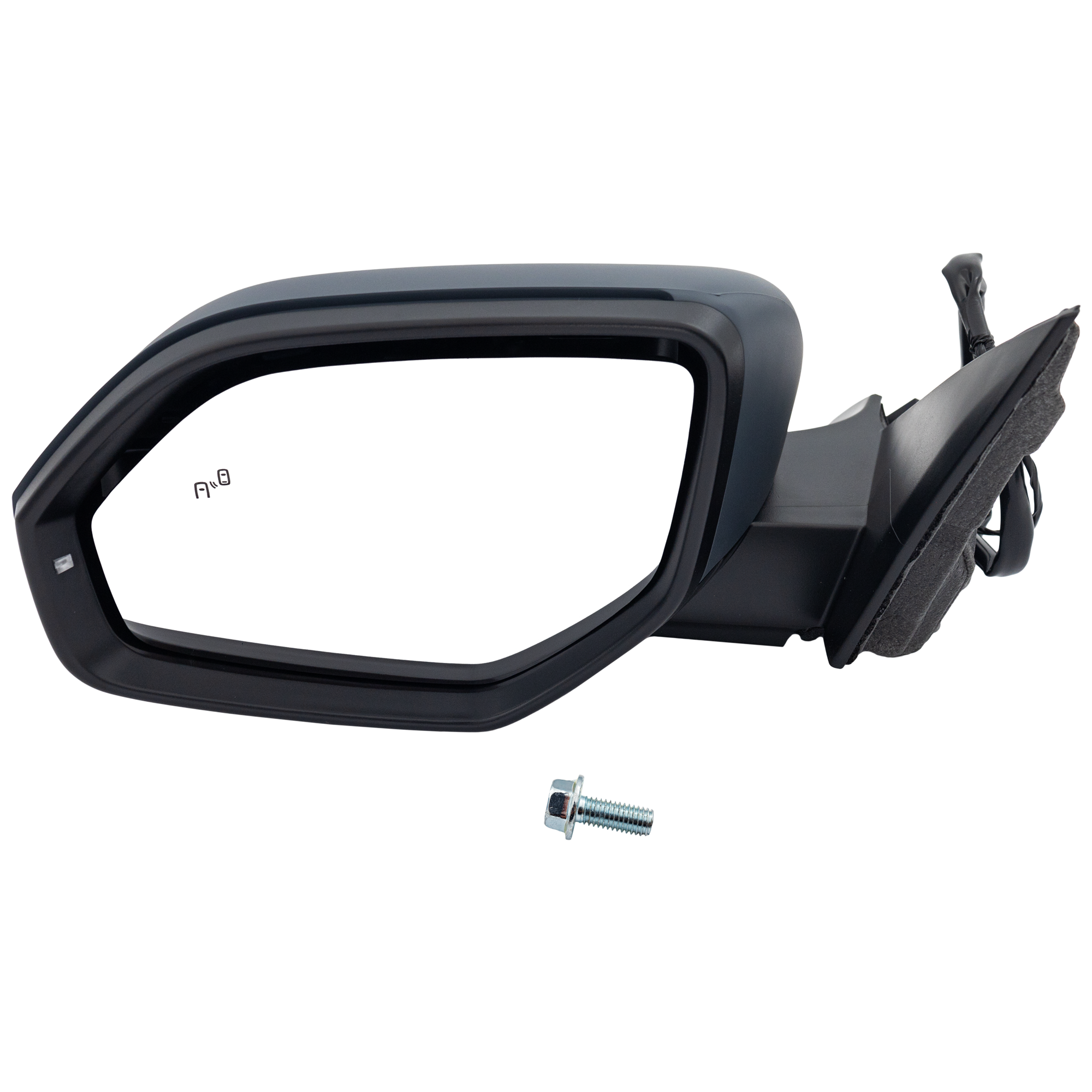 AM ATLAS 21-23 MIRROR LH Power Manual Folding Heated Paintable w BSD Signal Light and Memory No Auto dimming No Puddle Light From 7-20-20 SKU VW84EL Partslink VW1320186 OEM 3CN857507AK9B9 PFM