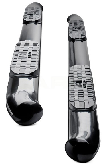AM PRO TRAXX 4 Oval Nerf Step Bars SKU W162122675