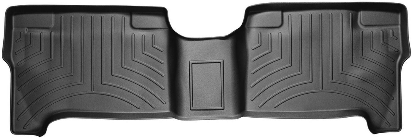 AM Rear FloorLiner Black 2004-2006 Toyota Tundra Double Cab Bench seat truck requires trim marked on part SKU W24440302