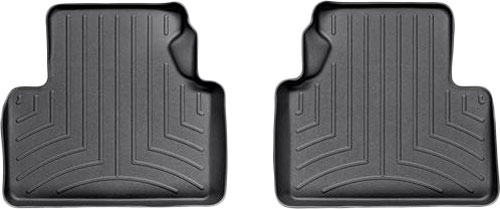AM Rear FloorLiner Black 2007-2013 Infiniti G35-2 Piece SKU W24441562