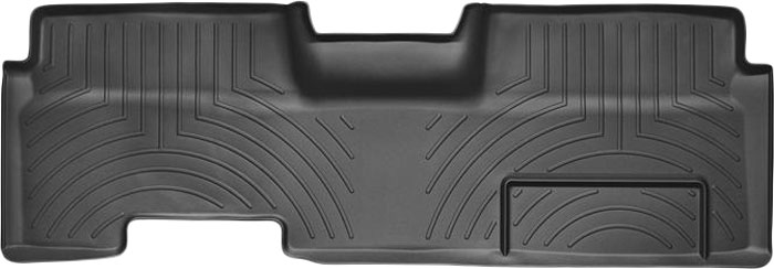 AM Rear FloorLiner Black 2009-2014 Ford F150 Super Cab Fits vehicles with Flow Through Console SKU W24441794