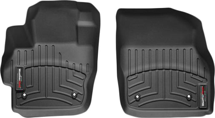 AM Front FloorLiner Black 2010-2013 Mazda Mazda3 Fits vehicles with gas release lever on floor SKU W24442401