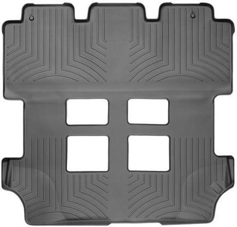 AM Rear FloorLiner Black 2011-2016 Honda Odyssey Fits both 2nd and 3rd row SKU W24443412