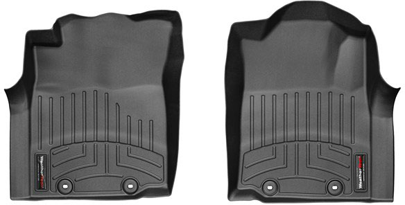 AM Front FloorLiner Black 2012-2015 Toyota Tacoma Fits regular cab and access cab models fits manual and automatic transmission SKU W24444521