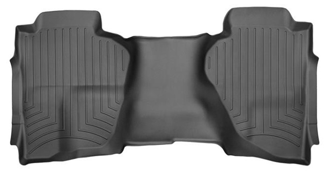 AM 2014-2018 Chevrolet Silverado 1500 Black Rear FloorLiner HP Double Cab SKU W24445423IM
