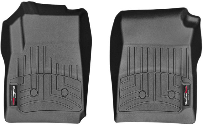 AM Front FloorLiner Black 2015-2017 Chevrolet Colorado Fits Crew Cab SKU W24447511