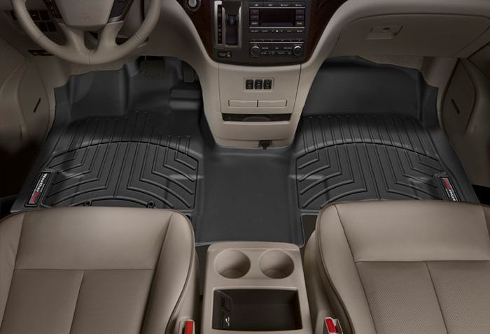 AM Front FloorLiner Black 2015-2017 Ford F 150 Fits SuperCab and SuperCrew with 1st row bench seats SKU W24447931