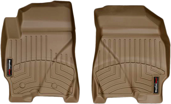 AM Front FloorLiner Tan 2009-2012 Ford Escape Fits vehicles with two retention knobs not hooks on the driver floor SKU W24453541