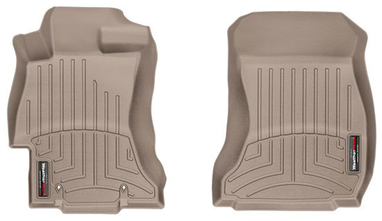AM Front FloorLiner Tan 2012-2014 Subaru Impreza Does not fit WRX models SKU W24454391
