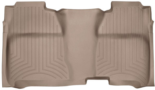 AM Rear FloorLiner Tan 2014-2017 Chevrolet Silverado Fits Crew Cab Models SKU W24455422
