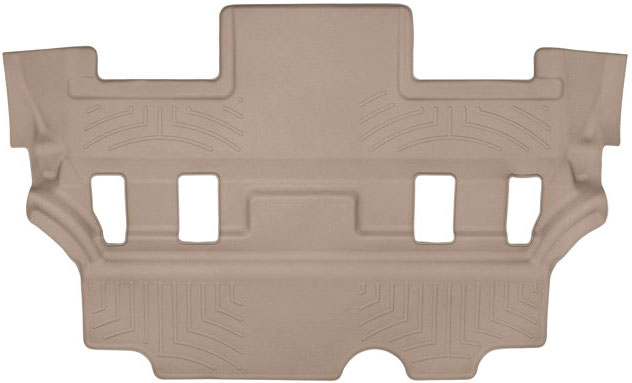 AM Rear FloorLiner Tan 2015-2017 Cadillac Escalade Fits Vehicles with 2nd row Bucket Seats SKU W24456077