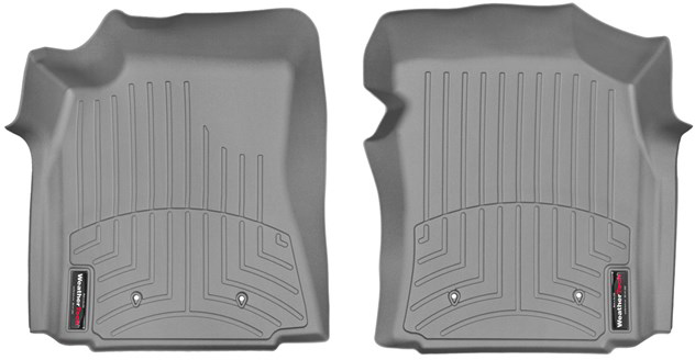 AM Front FloorLiner Grey 2000-2004 Toyota Tundra No fit: double cab does not fit vehicle with 1st row bucket seats SKU W24460011