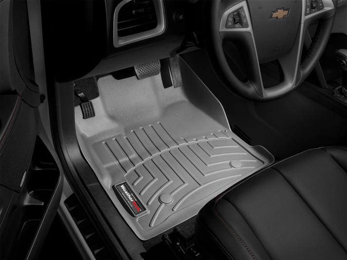 AM Front FloorLiner Grey 2010-2016 Chevrolet Equinox Fits vehicles with two retention posts on driver s side floor SKU W24463461
