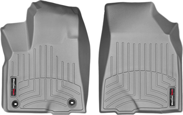 AM Front FloorLiner Grey 2014-2017 Toyota Highlander Does not fit hybrid models SKU W24466321