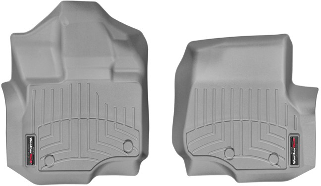 AM Front FloorLiner Grey 2015-2017 Ford F 150 Fits SuperCrew and SuperCab Dual Floor Posts SKU W24466971