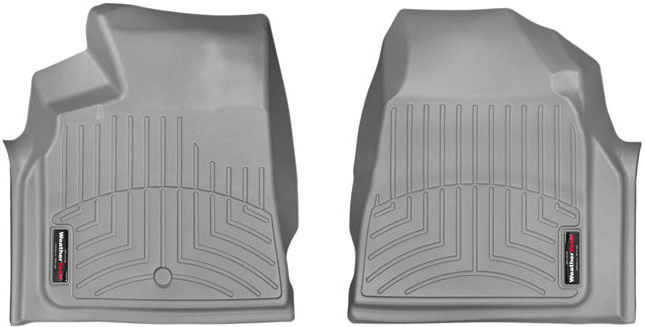 AM Front FloorLiner Grey 2008 Buick Enclave Fits vehicles with post retention SKU W24467021