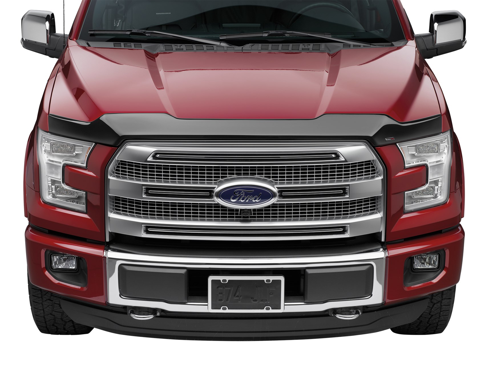 AM Black Hood Protector 2011-2016 Ford Super Duty SKU W2455015