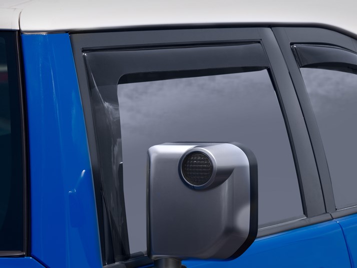 AM Front Side Window Deflectors Color: Dark Smoke 2007-2014 Toyota FJ Cruiser SKU W2480422