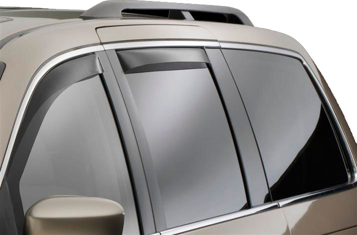 AM Rear Side Window Deflectors Color: Dark Smoke 2005-2007 Honda Odyssey SKU W2481382