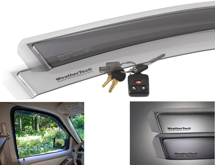AM Rear Side Window Deflectors Color: Dark Smoke 2008-2009 Saturn Vue SKU W2481468
