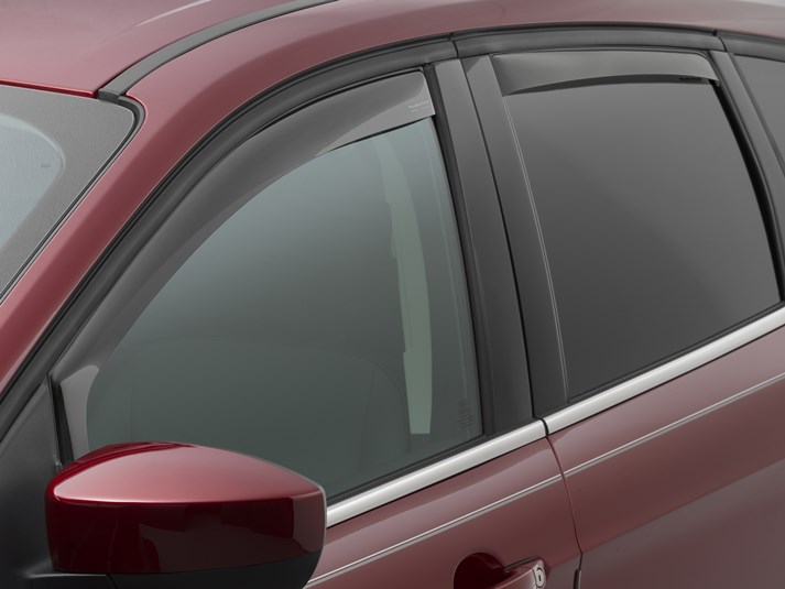 AM Side Window Deflectors: 2013 Ford Escape Front Rear Pair Dark Tint SKU W2482717