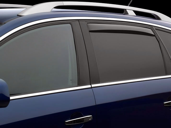 AM Rear Side Window Deflectors Color: Dark Smoke 2012-2014 Hyundai Accent Fits Hatchback only SKU W2483551