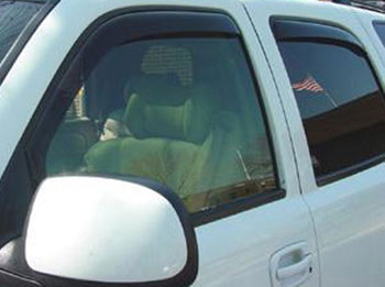 AM Front Rear Side Window Deflectors Color: Dark Smoke 2002-2006 Cadillac Escalade SKU W2484184
