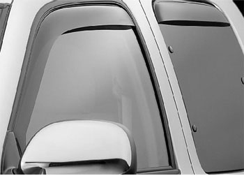 AM Front Rear Side Window Deflectors Color: Dark Smoke 2004-2006 Toyota Tundra Double Cab SKU W2484273
