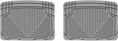 AM Rear Rubber Mats Grey 1992-1994 Audi 100 Series SKU W24W20GR