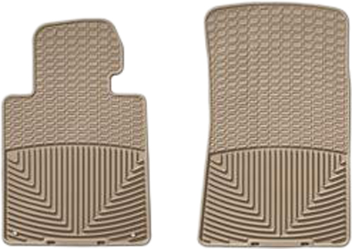 AM Front Rubber Mats Tan 1991-1998 BMW 318i SKU W24W24TN