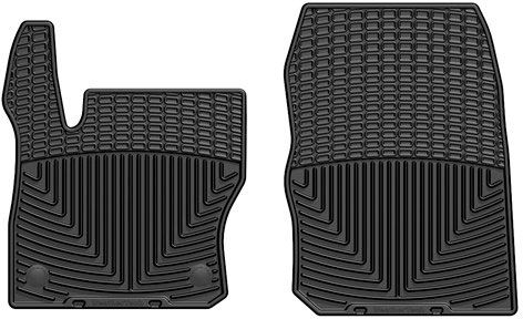 AM Front Rubber Mats Black 2012-2014 Ford Focus SKU W24W254