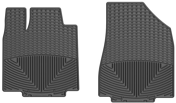 AM Front Rubber Mats Black 2013-2017 Infiniti JX SKU W24W298
