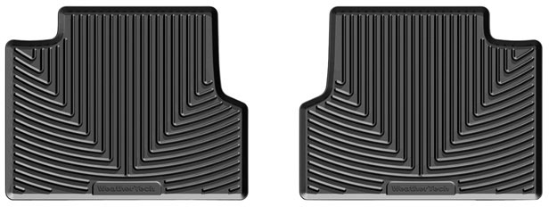 AM Rear Rubber Mats Black 2014-2017 Jeep Cherokee SKU W24W317