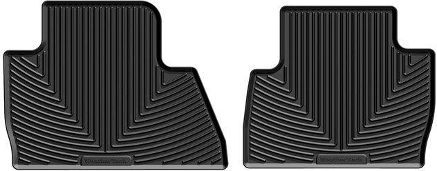AM Rear Rubber Mats Black 2015-2017 Cadillac Escalade 2nd row SKU W24W324