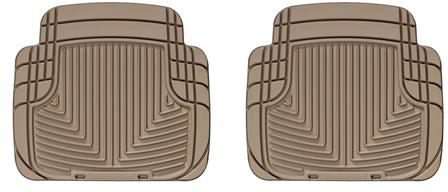 AM Rear Rubber Mats Tan 2002-2005 BMW 745i SKU W24W50TN
