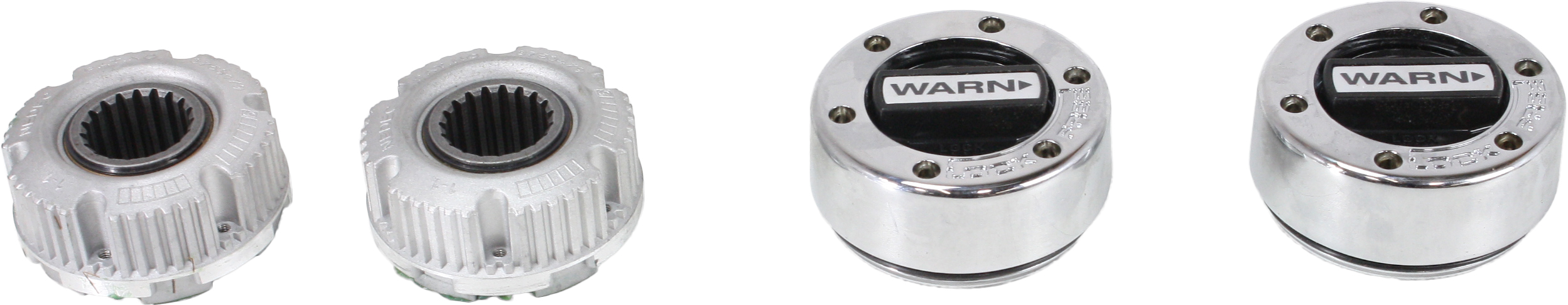 AM WARN STANDARD MANUAL LOCKING HUBS SET OF 2-19 spline SKU W369790