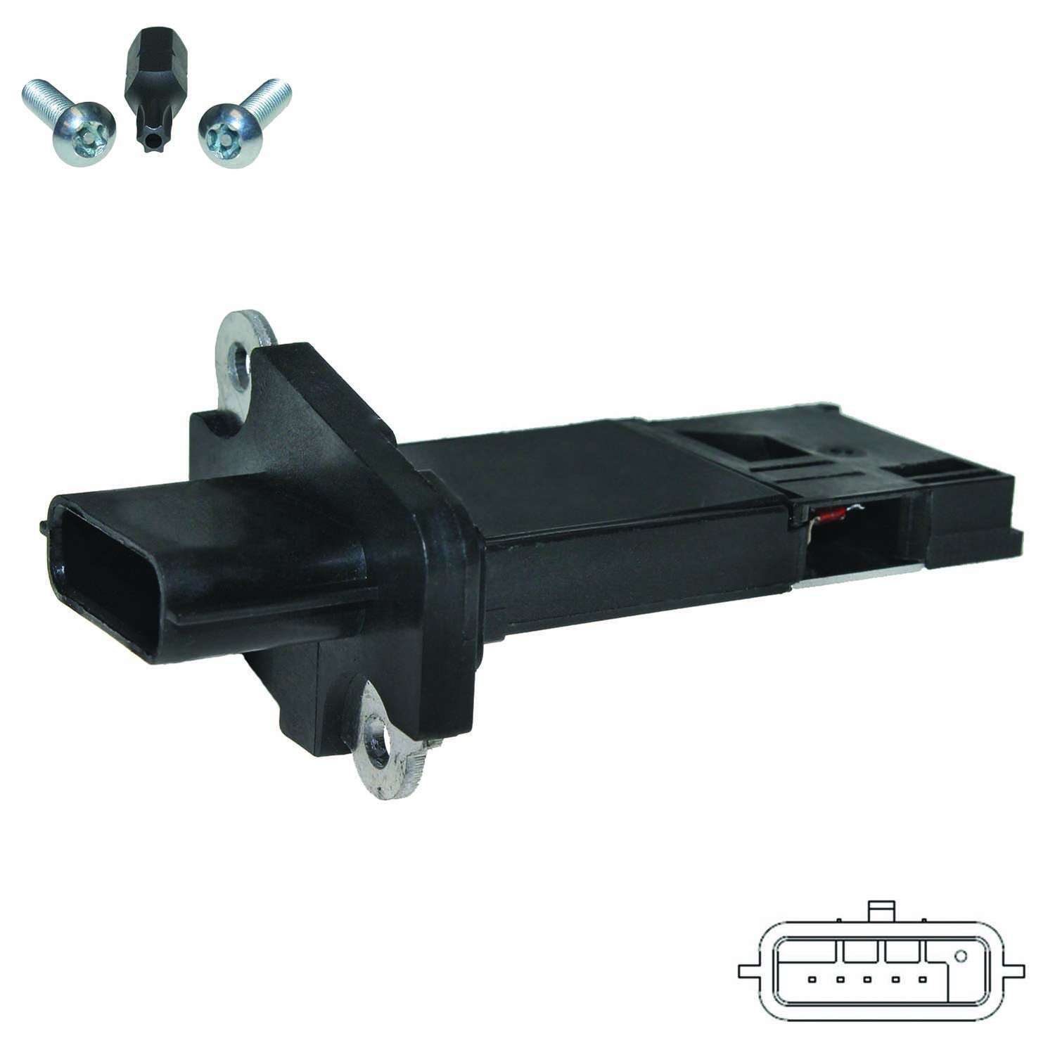 AM Mass Air Flow Sensor SKU WKP2451117