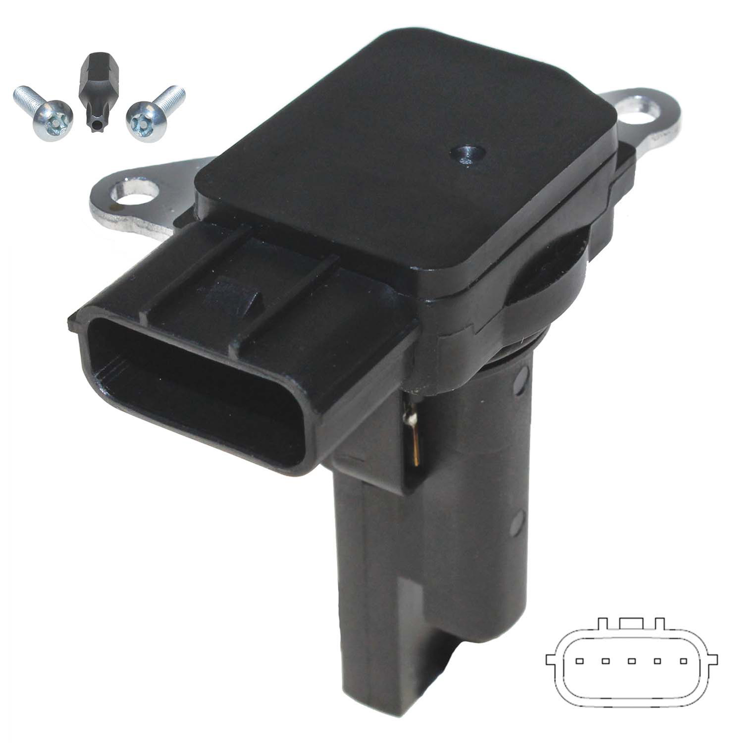 AM Mass Air Flow Sensor SKU WKP2451195