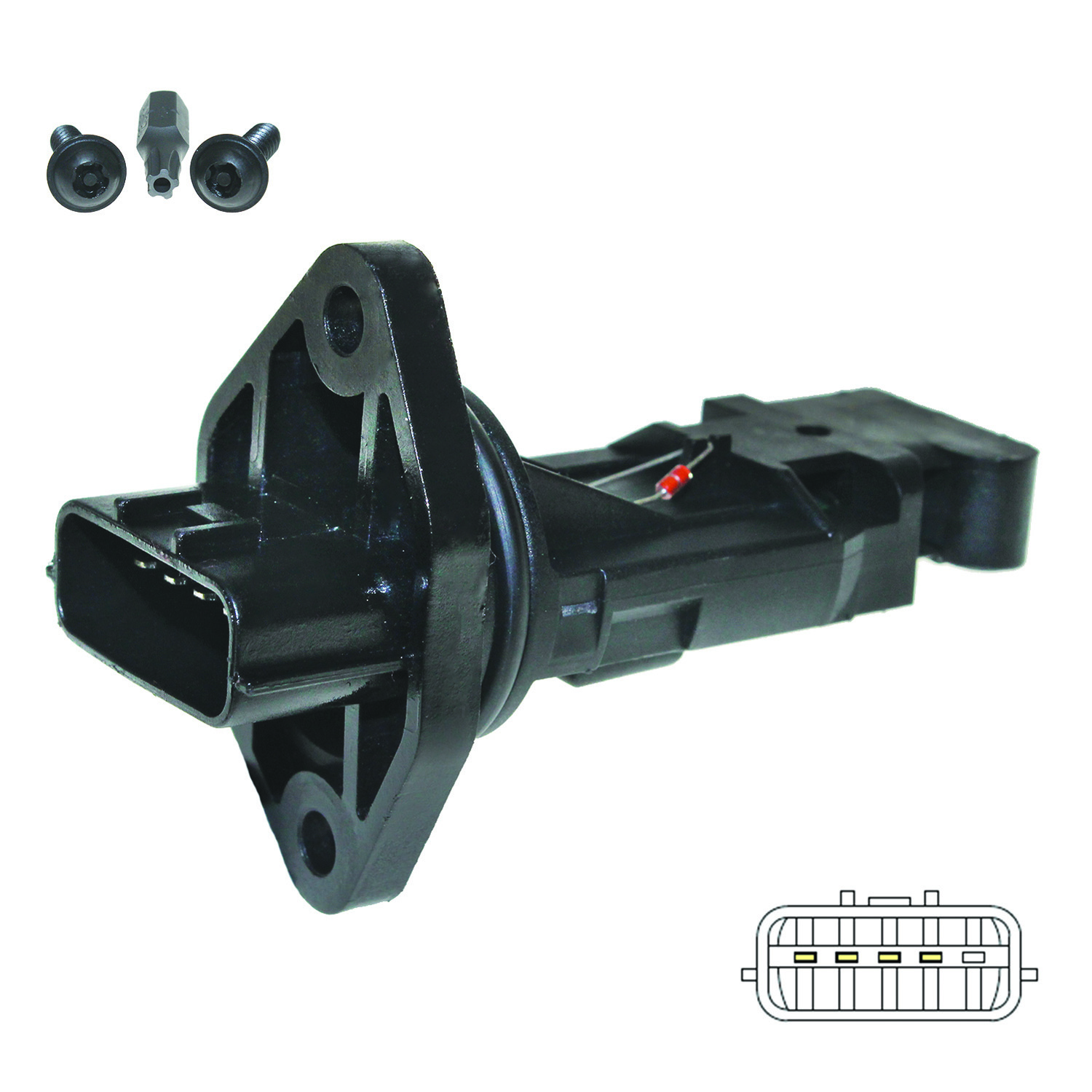 AM Mass Air Flow Sensor SKU WKP2452132